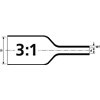 Heat shrinkable tubing for printing TCGT3-1BU HellermannTyton