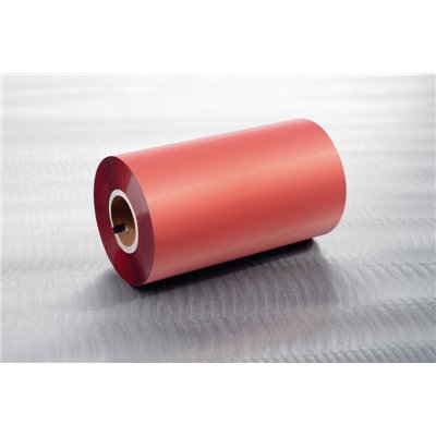 Taśma barwiąca TTRR 110 mm-PET-RD, 110mm x 300m, czerwona HellermannTyton
