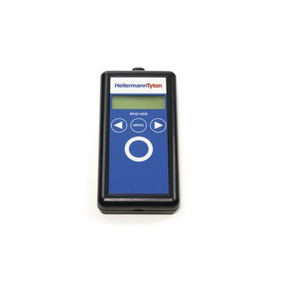 RFID hand reader (13.56MHz) RFID-HS9BT-HF-ABS-BK, 135x70x24mm, black HellermannTyton