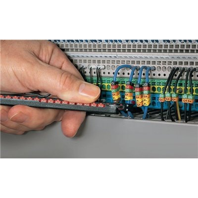 Cable markers set WIC0-0-9-PA-YE 200pcs. HellermannTyton