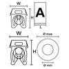 Cable markers WIC0---PA-YE 200pcs. HellermannTyton