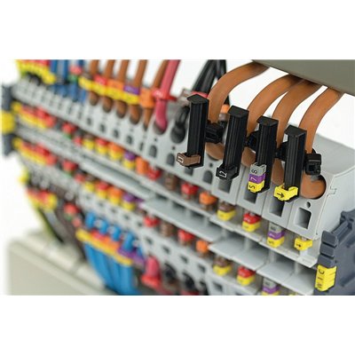 Adapter do oznaczników WIC 5.5-9.5mm WICA-ACT-BK-PA66HIRHS-BK, czarne, 100 szt. HellermannTyton