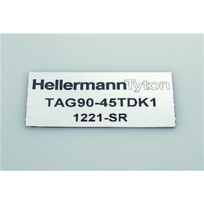 Etykieta panelowa Helatag TAG13-07TDK1-1221-SR 1000szt. HellermannTyton