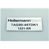 Etykieta panelowa Helatag TAG22-22TDK1-1221-SR 1000szt. HellermannTyton