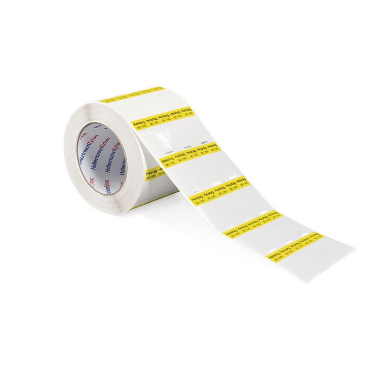 Self-laminating labels TAG9TD3-323-YECL-323-YE, 25.40x57.10mm, yellow, 2500 pcs. HellermannTyton