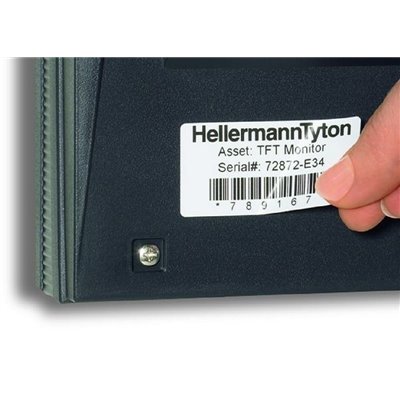 Self-adhesive label Helatag TAG27TD2-1205-WH 2500pcs. HellermannTyton