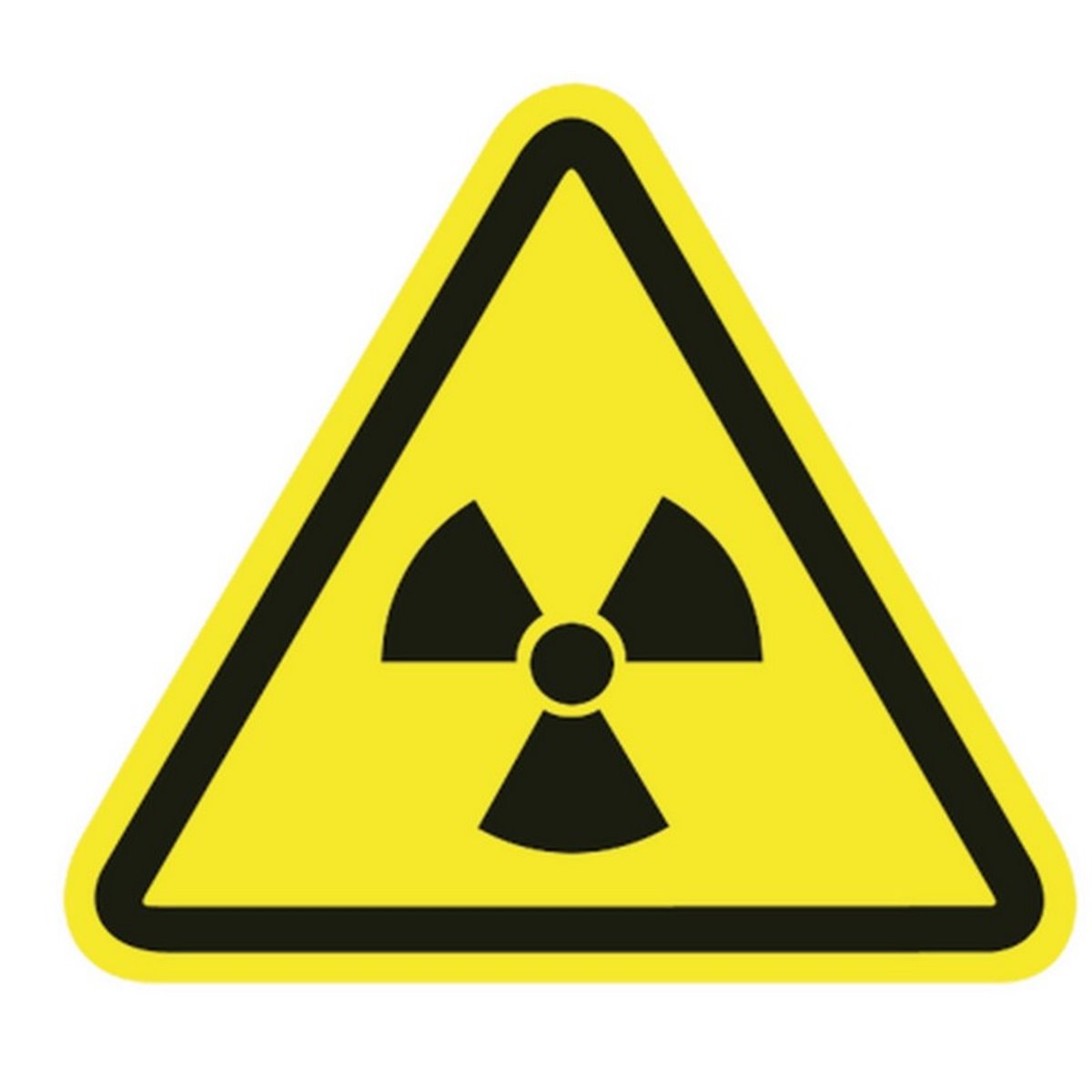 Warning sign WS1-L-150-YE, 12.5mm, yellow with black print, 100 pcs. HellermannTyton