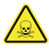 Warning sign WS1-O-150-YE, 12.5mm, yellow with black print, 100 pcs. HellermannTyton