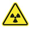 Warning sign WS3-L-150-YE, 50mm, yellow with black print, 100 pcs. HellermannTyton