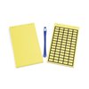 Labels TAG124FB-270-YE-270-YE, 19x11mm, cotton fabric, yellow, 440 pcs. HellermannTyton