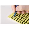 Labels TAG124FB-270-YE-270-YE, 19x11mm, cotton fabric, yellow, 440 pcs. HellermannTyton