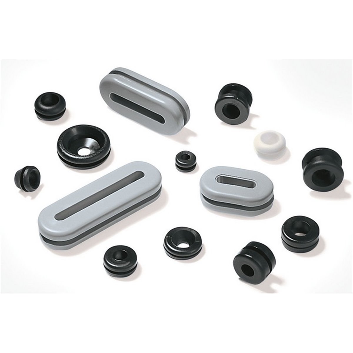 Edge protection grommets HV1502-PVC-BK HellermannTyton, 2000 pcs.