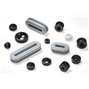 Edge protection grommets HV1502-PVC-BK HellermannTyton, 2000 pcs.