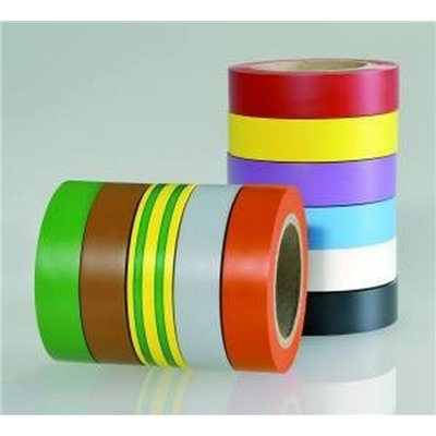 PVC Electrical insulation tape HelaTape Flex 15 HTAPE-FLEX15GN-15X10 10pcs. HellermannTyton