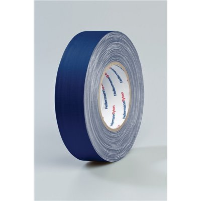 Textile tape HTAPE-TEX-19x10-CO-BU, 19mm x 10m, blue HellermannTyton