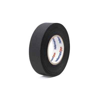 Polyester fleece tape HTAPE-PROTECT180-PET-BK, polyester, 19mm x 25m, black HellermannTyton