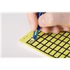 Labels TAG122B-270-YE-270-YE, 15x9mm, cotton fabric, yellow, 700 pcs. HellermannTyton