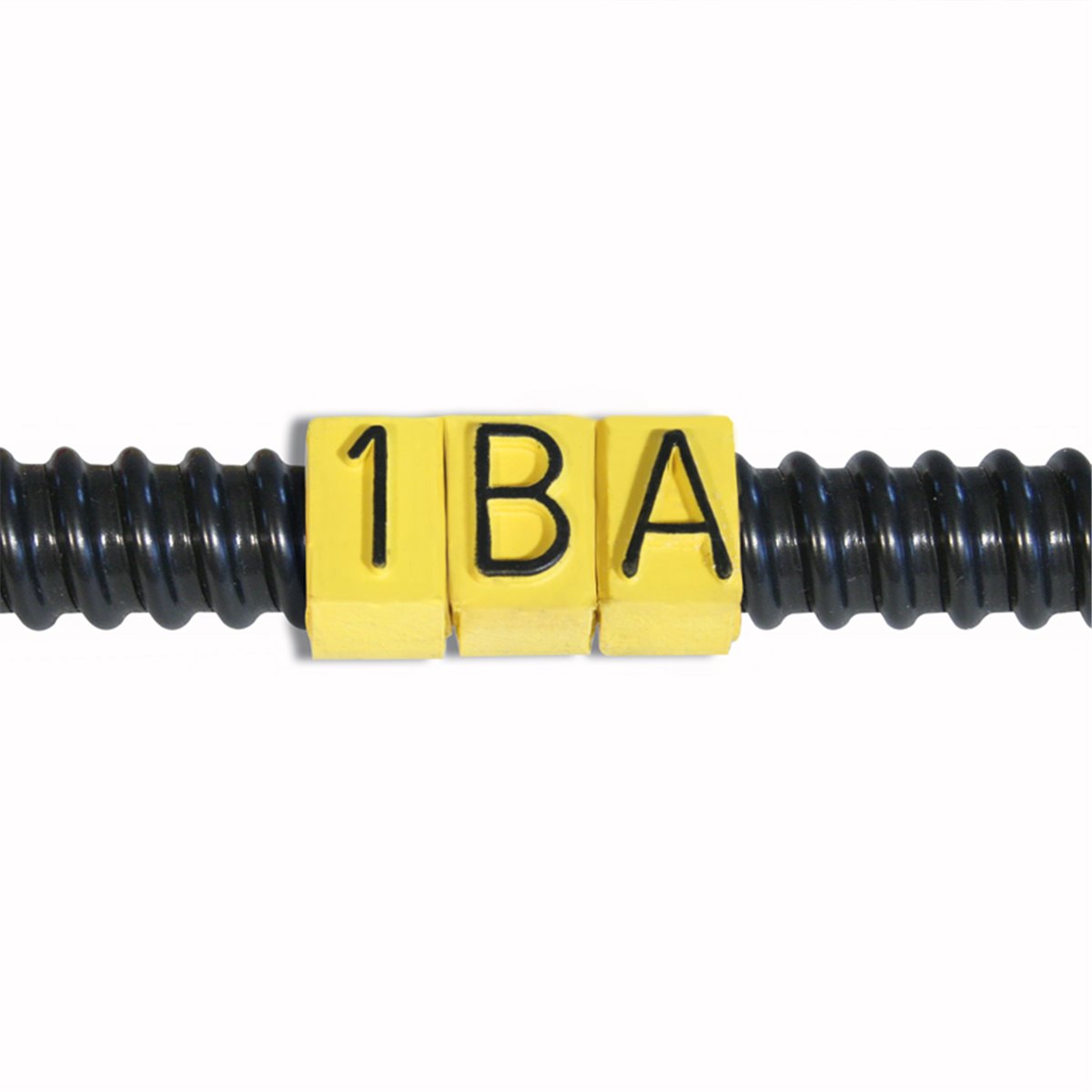 Cable marker HELVIA-TWIN HT-0 symbol +, yellow, 100 pcs. SES-Sterling