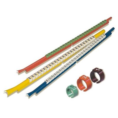 Cable marker PLIOSNAP+ PS-09 ''L3'' WH 300pcs. SES-Sterling 03740050001L3