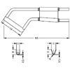 Ostrze termiczne widełkowe KM 40x105mm HSGM