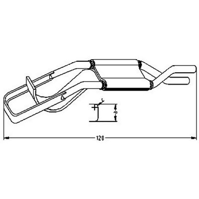 Groove blade N-2 20x20mm HSGM