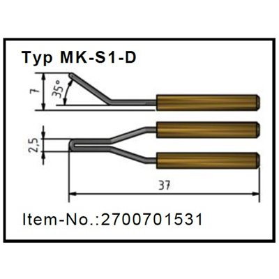 Ostrze termiczne MK-S1-D HSGM