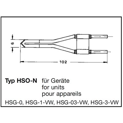 Blade HSO-N-L a=200 mm