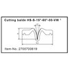 Ostrze termiczne HS-S-15°-60° HSGM