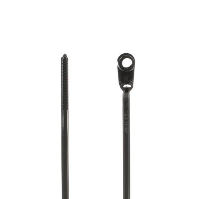 TY33MX TY-RAP STRAPS CABLE TIE 18LB 4IN BLK NYL MTG HOLE