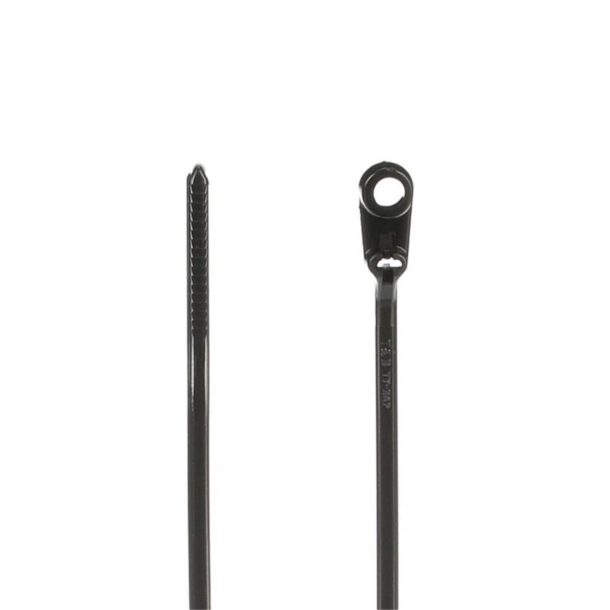 TY33MX TY-RAP STRAPS CABLE TIE 18LB 4IN BLK NYL MTG HOLE