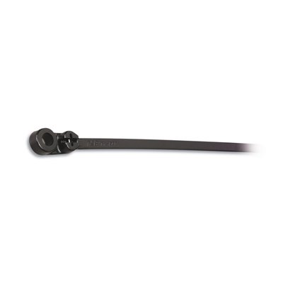 TY635MX CABLE TIE 50LB 14IN BLK NYL MTG HOL