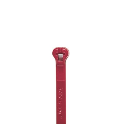 TY27M-2 TY-RAP,SELF-LOCK CABLE TIE 120LB 13IN RED NYLON