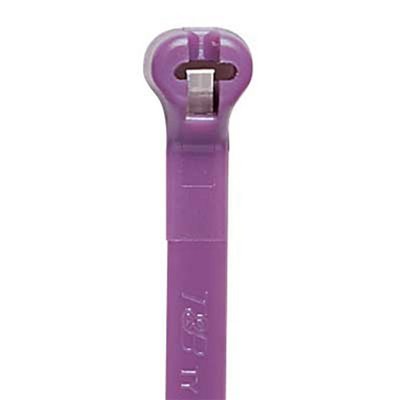 TY27M-7 TY-RAP,SELF-LOCK CABLE TIE 120LB 13IN PURPLE NYLON