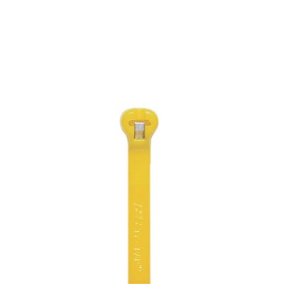 TY232M-4 CABLE TIE 18LB 8IN YELLOW NYLON