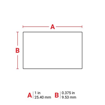 THT-3-473-10 Thermal Transfer Printable Labels, White, 10000 pc Brady