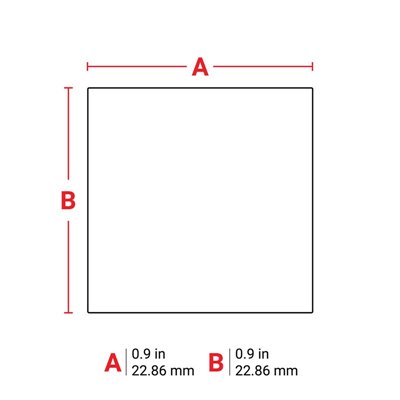 THT-164-488-1 Thermal Transfer Printable Labels, White, 1000 pc Brady