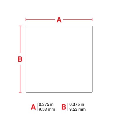 THT-38-473-10 Thermal Transfer Printable Labels, White, 10000 pc Brady