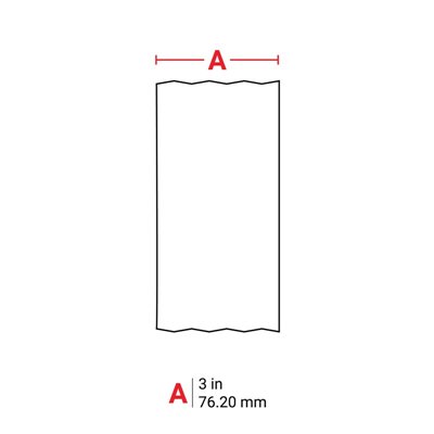 THT-21-430 Thermal Transfer Printable Labels, Transparent, 1 pc Brady