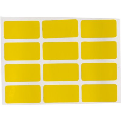 THT-5-437-10-YL Thermal Transfer Printable Labels, Yellow, 10000 pc Brady