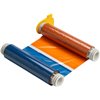 B85-R-220x60-KROB-200P Printer Ribbon, Black, Blue, Orange, Red, 1 pc Brady