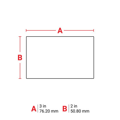 THT-19-408-1 Thermal Transfer Printable Labels, White, 1000 pc Brady