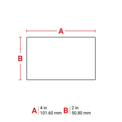 THT-55-408-1 Thermal Transfer Printable Labels, White, 1000 pc Brady