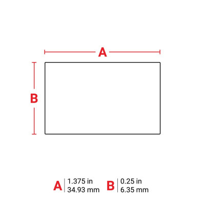 THT-44-423-10 Thermal Transfer Printable Labels, White, 10000 pc Brady