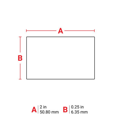 THT-48-423-10 Thermal Transfer Printable Labels, White, 10000 pc Brady