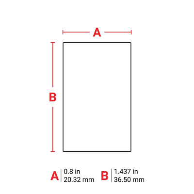 THT-69-499-3 Thermal Transfer Printable Labels, White, 3000 pc Brady