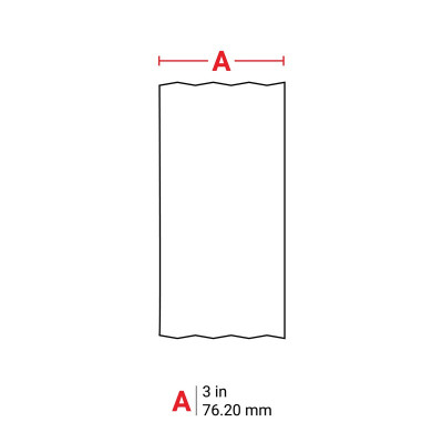 THT-21-483 Thermal Transfer Printable Labels, White, 1 pc Brady