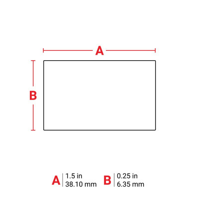 THT-45-473-10 Thermal Transfer Printable Labels, White, 10000 pc Brady