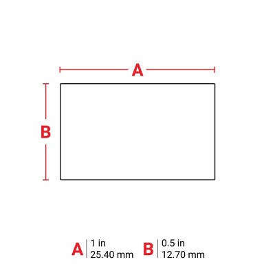 THT-59-473-10 Thermal Transfer Printable Labels, White, 5000 pc Brady