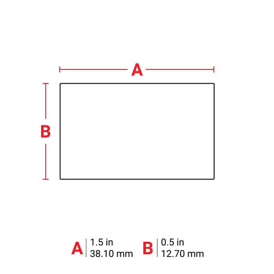 THT-37-434-10 Thermal Transfer Printable Labels, Silver, 10000 pc Brady