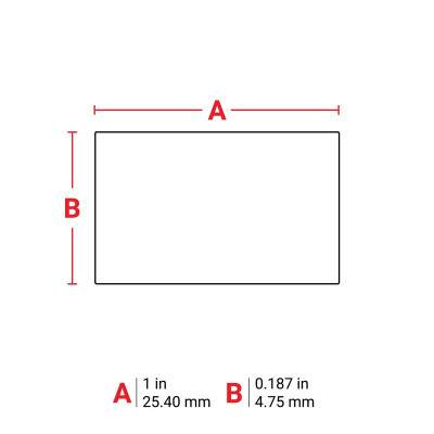 THT-42-423-10 Thermal Transfer Printable Labels, White, 10000 pc Brady